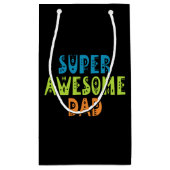 Super Geweldige pa Vaderdag | Gift Bag Klein Cadeauzakje (Achterkant)