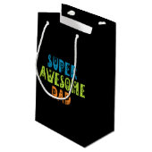 Super Geweldige pa Vaderdag | Gift Bag Klein Cadeauzakje (Achterkant Gekanteld)