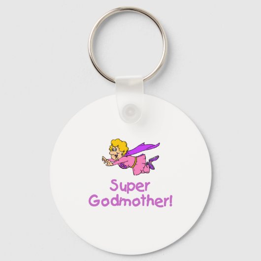 Super Godmoeder (Ppl) Sleutelhanger (Voorkant)