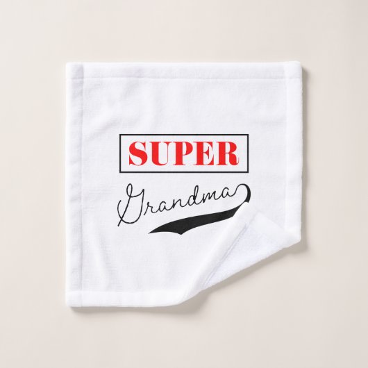 Super grand-mère (Gant de toilette)
