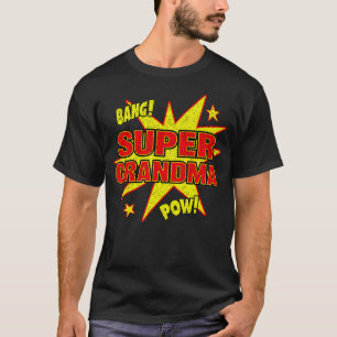 Super Grandma Funny Super Power Grootmoeder T-shirt