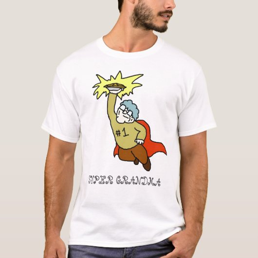 SUPER GRANDMA shirt (Voorkant)