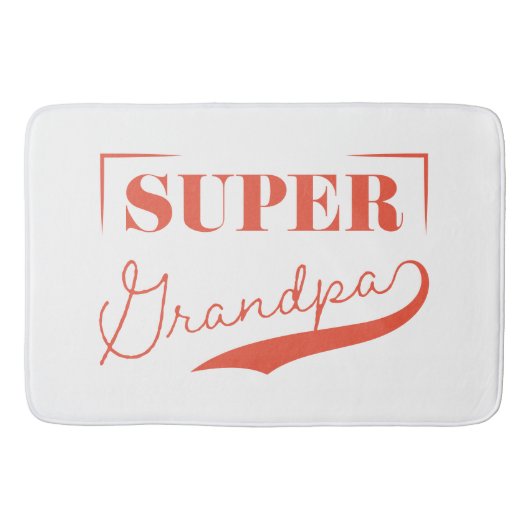 Super Grandpa Badmat (Voorkant)