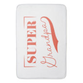 Super Grandpa Badmat (Voorkant Verticaal)