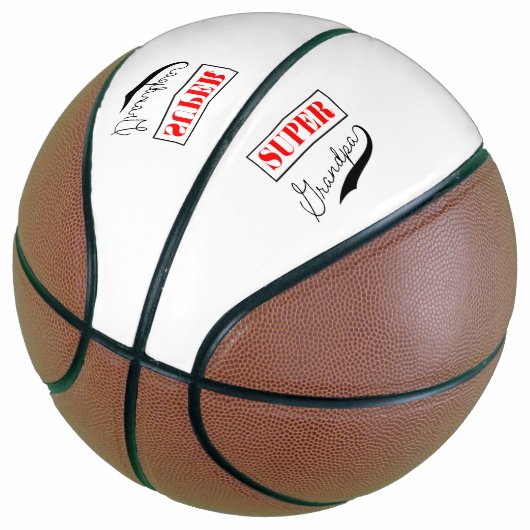 Super Grandpa Basketbal (Schuin)