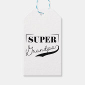 Super Grandpa Cadeaulabel (Voorkant)