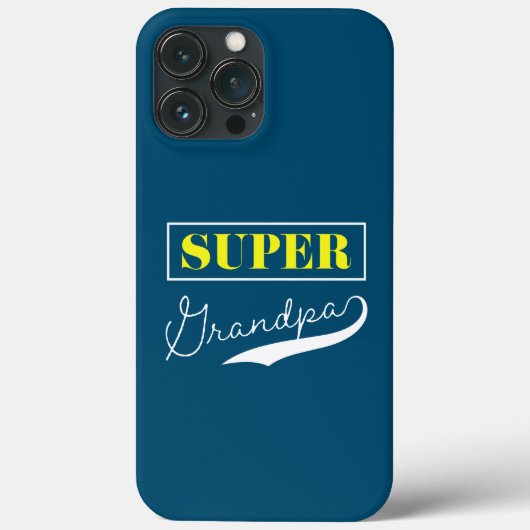 Super Grandpa Case-Mate iPhone Case (Achterkant)