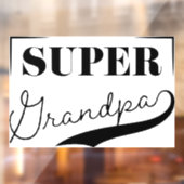 Super Grandpa Raamsticker (Vel 2)