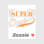 Super Grandpa Sticker (Vel)
