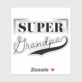 Super Grandpa Sticker (Vel)