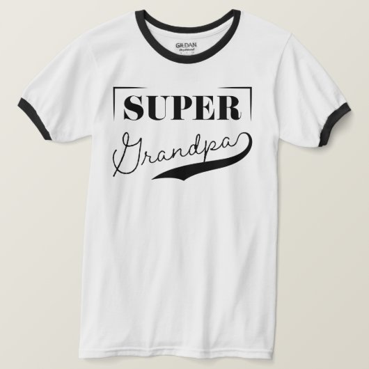 Super Grandpa T-shirt (Design voorkant)