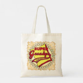 Super Grandpa Tote Bag (Achterkant)