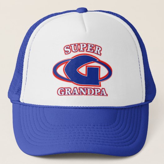 Super Grandpa Trucker Hat Pet (Voorkant)