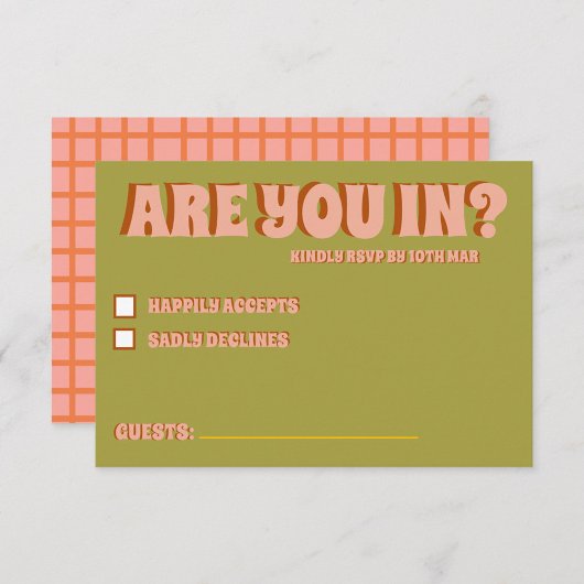 Super Gras Vert Jaune Rouge Funky RSVP