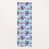 Super Grover Comic Striped Blue Patroon Yogamat (Voorkant)