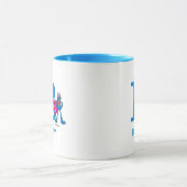 Super Grover Jouw naam en monogram B toevoegen Mok (Midden)