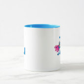 Super Grover Jouw naam & Monogram L toevoegen Mok (Midden)
