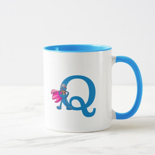Super Grover Monogram Q Mok (Rechts)