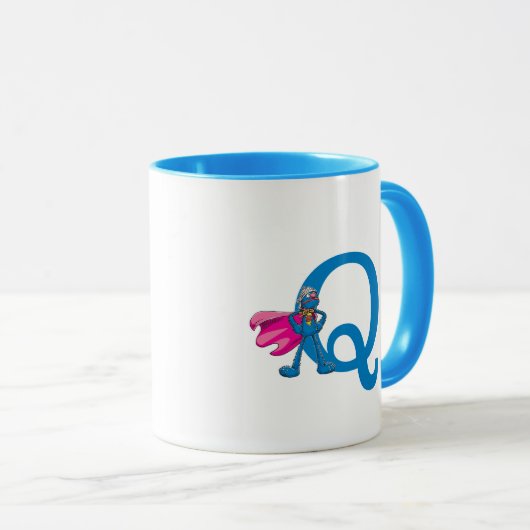 Super Grover Monogram Q Mok (Voorkant rechts)