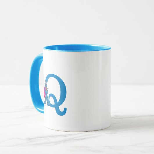 Super Grover Monogram Q Mok (Voorkant links)