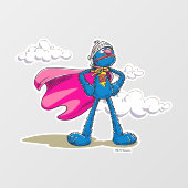 Super Grover Raamsticker (Vel)