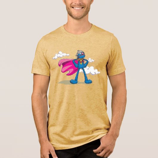 Super Grover Tri-Blend Shirt (Voorkant)
