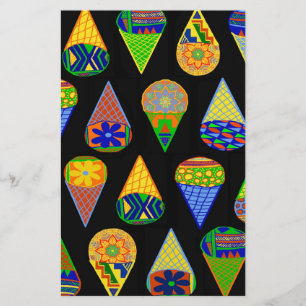 Super Helden Ijs Kegel Briefpapier