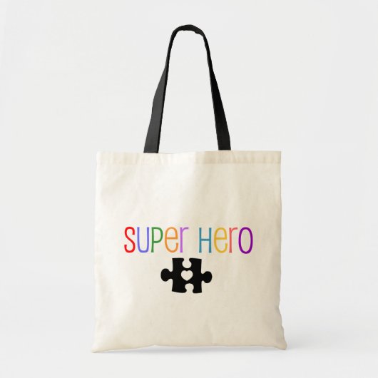 Super Hero Autism Canvas tas (Voorkant)