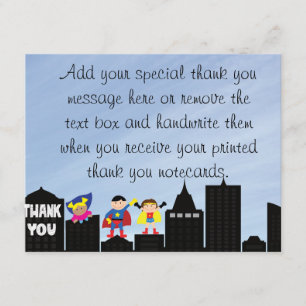 Super Hero - Bedankt voor je kaarten