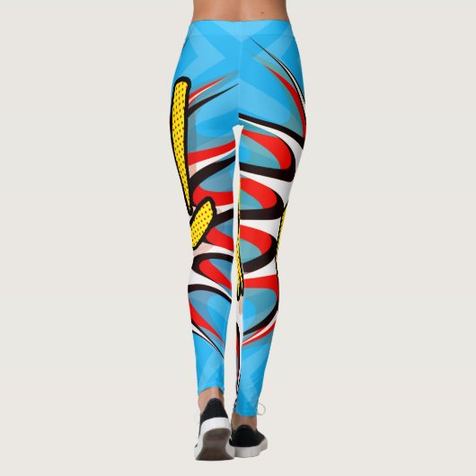 Super Hero Classic Bam! Action Bubble Leggings (Achterkant)