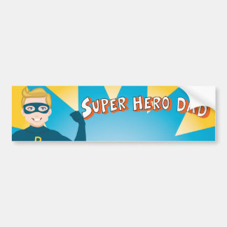 Super Hero Dad Bumpersticker