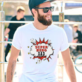 Super Hero Dad Cartoon Bubble Fun T-shirt