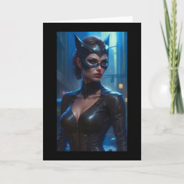 Super Hero Goddess Wenskaart Dank u kaart