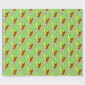 Super Hero Kat Verpakkingsdocument Cadeaupapier (Vlak)