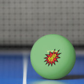 Super Hero Pow Aangepaste kleur Aangepast Pingpongballen (Net)