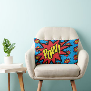 Super Hero Pow - Aangepaste kleur Kussen