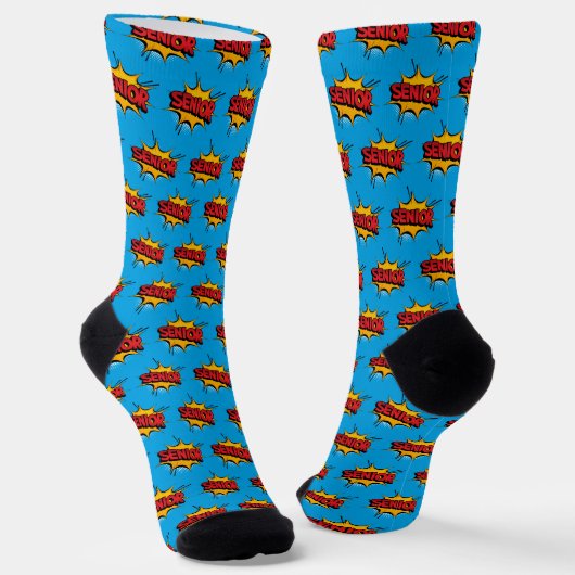 Super Hero Senior Socks Sokken (Gebogen)