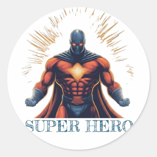 SUPER HERO STICKERS (Devant)