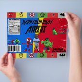 SUPER HERO THEME CHIP BAGS FLYER (Hand)