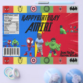 SUPER HERO THEME CHIP BAGS FLYER (Enkel)
