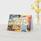 Super Hero Wenskaart Kaart (Gele Bloem)