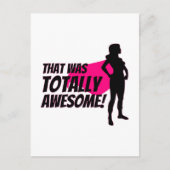 Super Hero Woman Power Briefkaart (Voorkant)