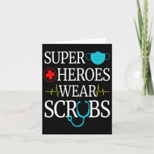 Super Heroes Draag de verpleegkundigen die medisch Kaart