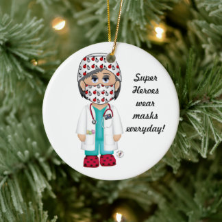 Super Heroes draag elke dag maskers Keramisch Ornament
