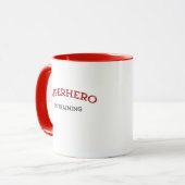 SUPER HÉROS dans la tasse de café de FORMATION (Devant gauche)