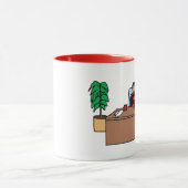 Super héros de bureau - tasse personnalisée de (Centre)