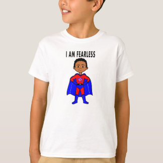 Super héros JE SUIS T-shirt COURAGEUX pour des