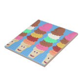 Super High Cute Ice Cream Cones Tegeltje (Zijkant)