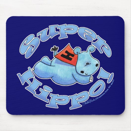 Super Hippo Muismat (Voorkant)