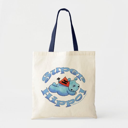 Super Hippo Tote Bag (Voorkant)